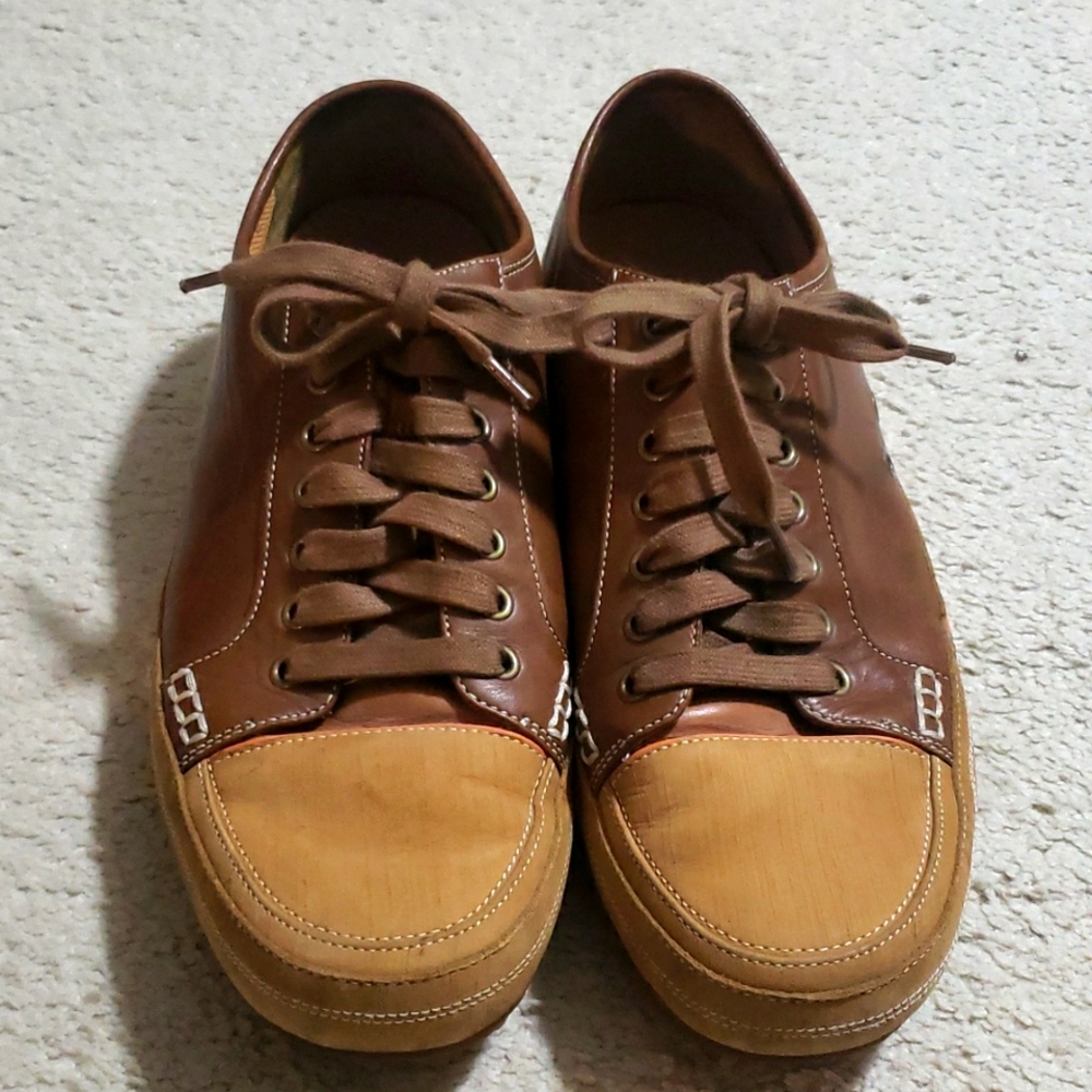 Men Leather Cole Haan Sneaker 11.5M Tan